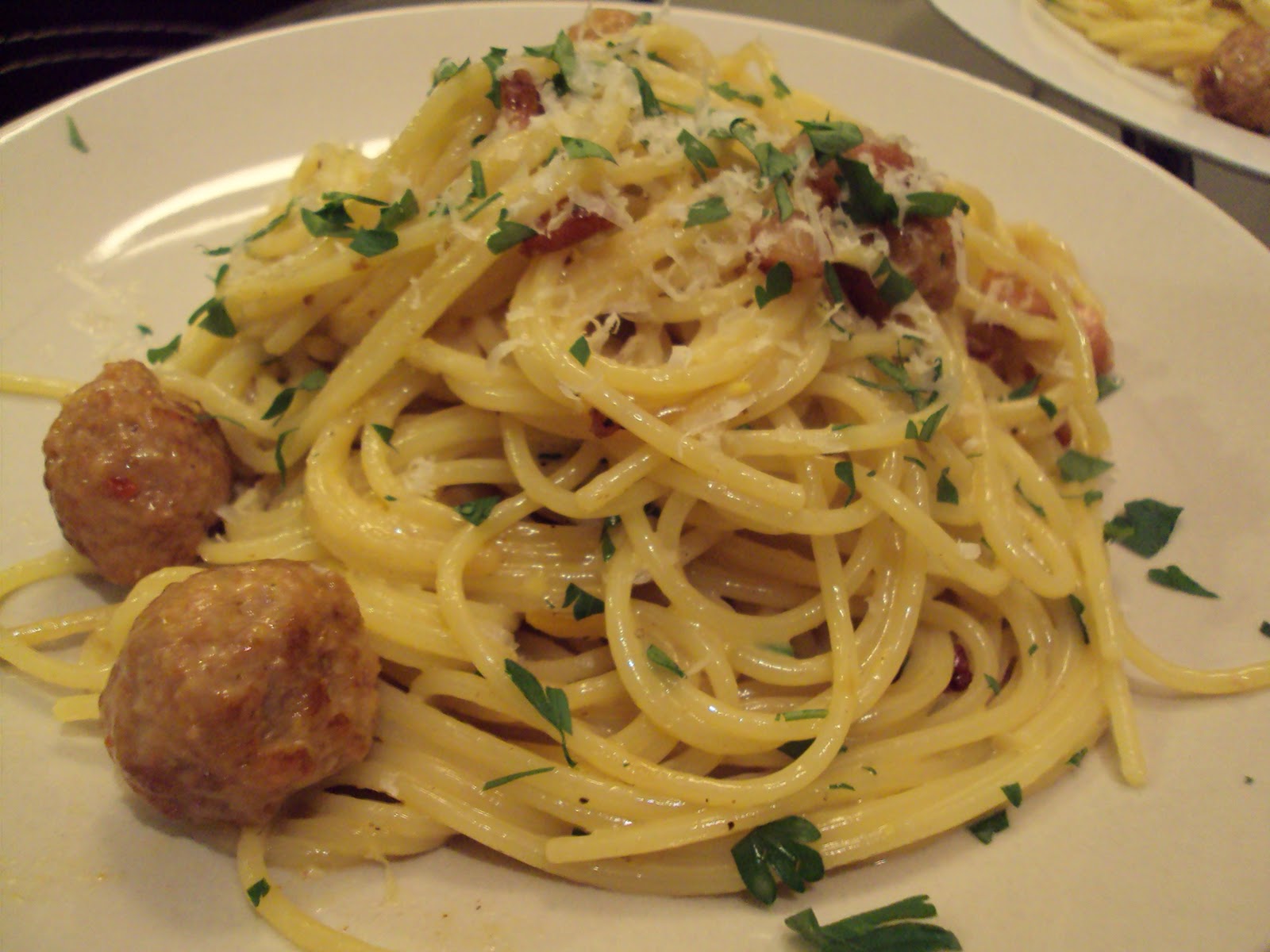 Me, My Food and I Sausage Carbonara