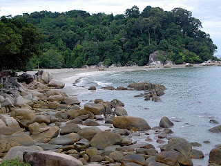 Beach near Kuantan city