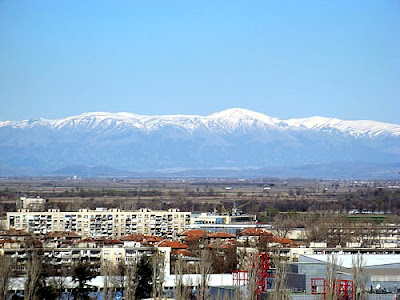 Polvdiv city wit Balkan view