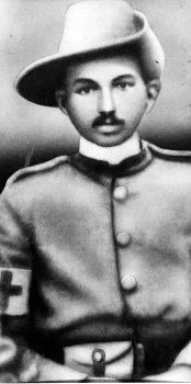 Mahatma Gandhi serving in Boer war