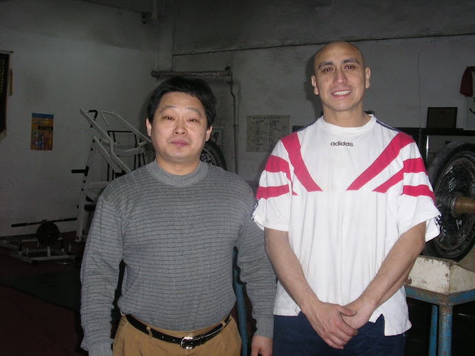 Ivan with Coach Chiu, gongti area Beijing
