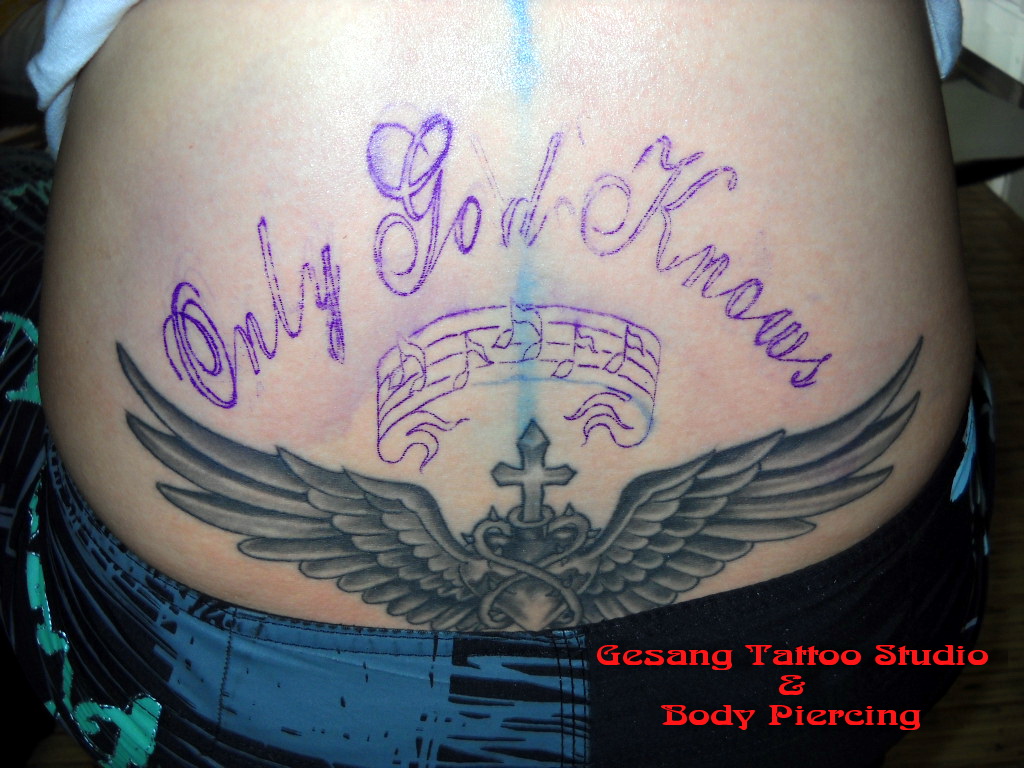 1. "Only God Knows Why" tattoo design - wide 5