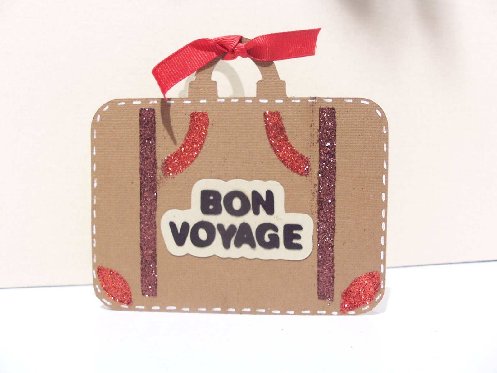 Confessions Of A Scrapaholic Bon Voyage Suitcase Card