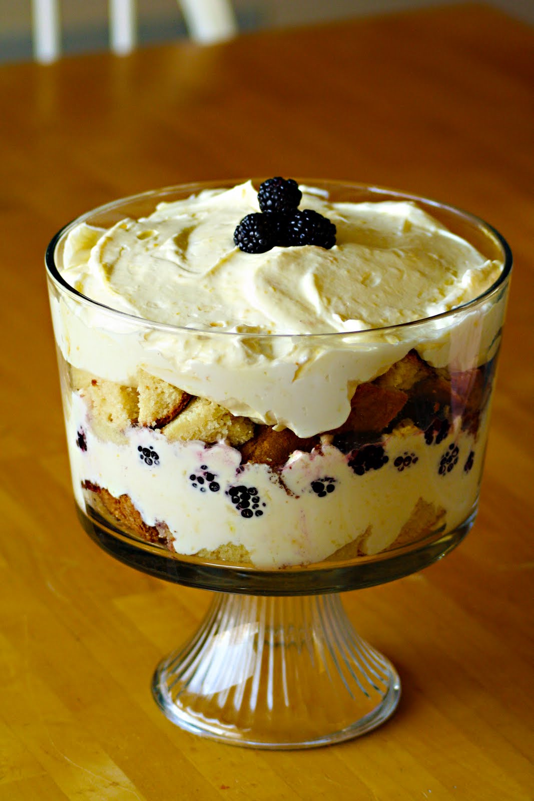 Fabulous Fisher Family Blackberry Lemon Trifle