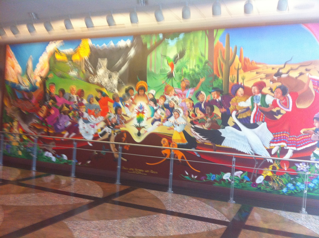 2065 Miles of Blonde DIA Mural 1