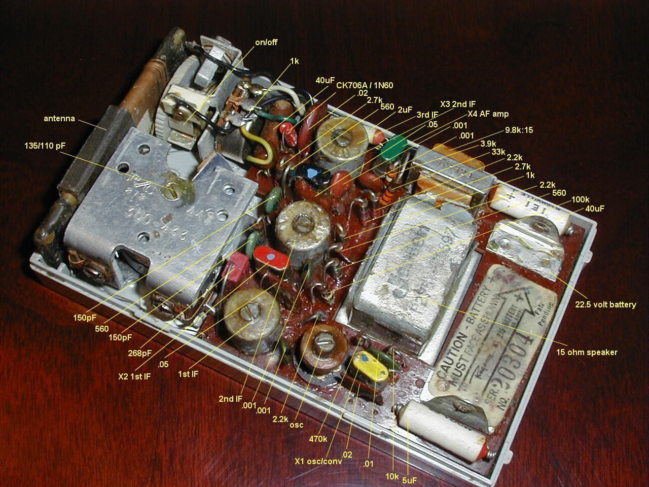 THE RADIO BUILDER: MW Receiver_superheterodyne_4 Transistor_Regency Old
