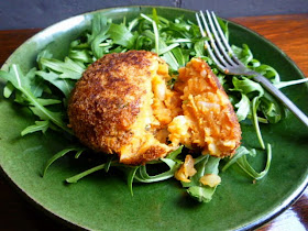 3 hungry tummies: Panko Crumbed Sweet Potato And Red Lentil Patties