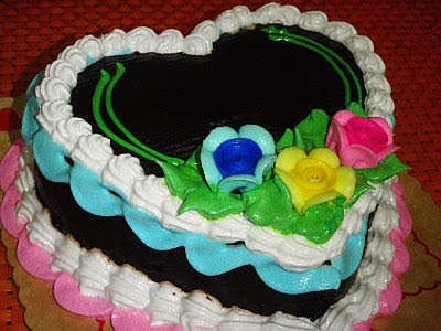 mer-nel's chocolate cake heart