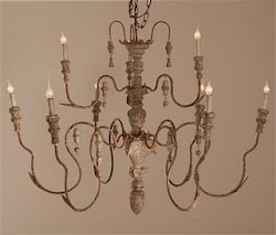 Domus X Lighting French Flea Market Antoinette Chandelier 1295