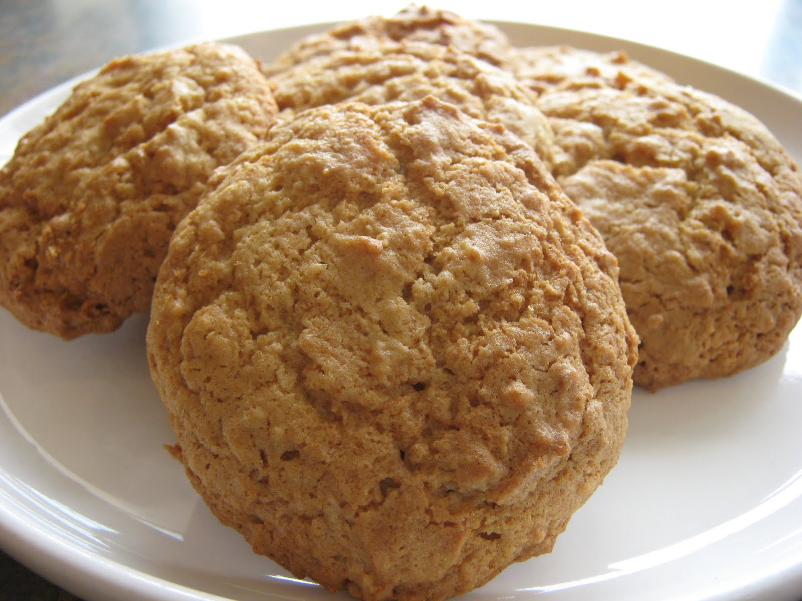 Les douceurs de genny BISCUITS AU BEURRE D'ARACHIDE ET AVOINE