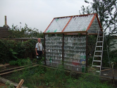 Shedworking: Recycled plastic bottle sheds