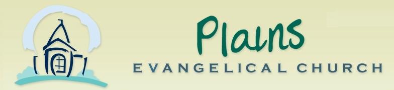 Plains Evangelical Church Blog