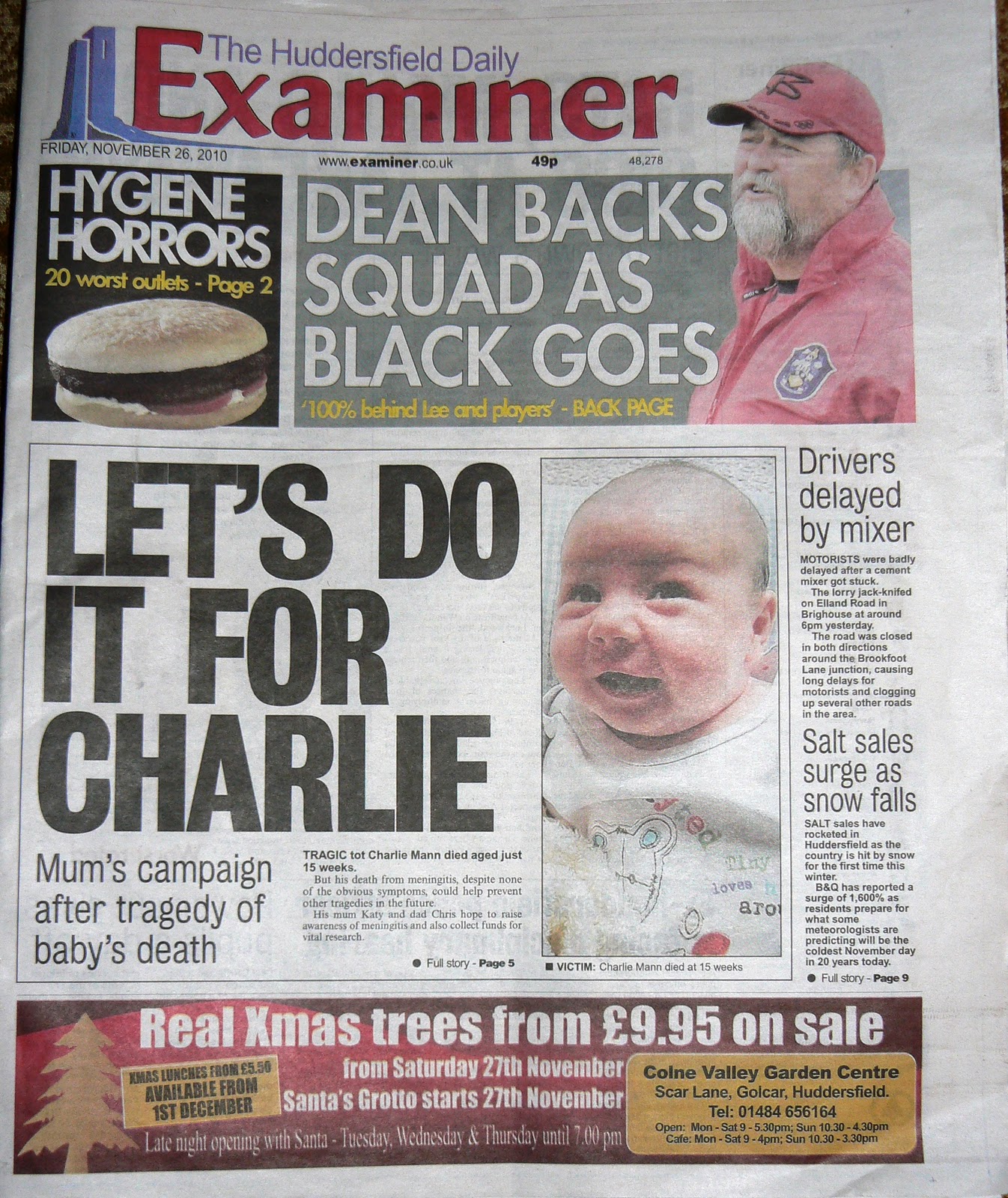 Charlie's Story: Hitting the headlines