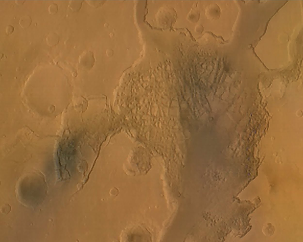 Images From Then and Now Phobos 2 over Mars