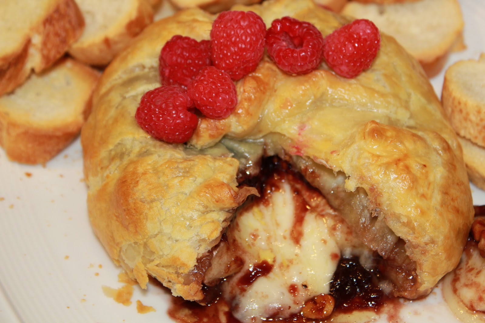 Forks & Amusement: Raspberry Baked Brie