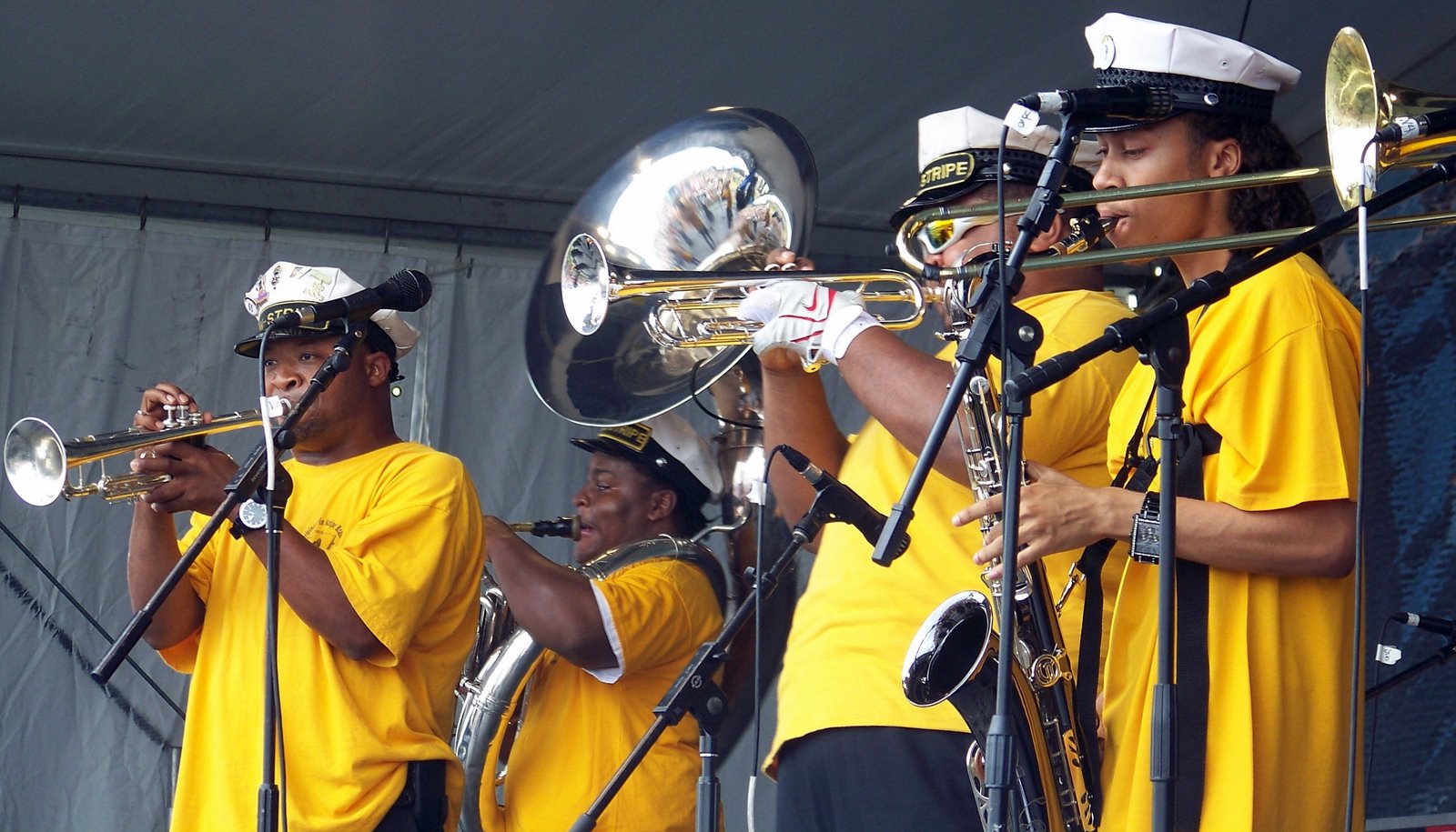 The older you will get... Pinstripe Brass Band...