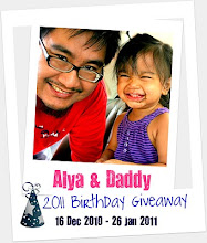 ALYA & DADDY 2011 BIRTHDAY GIVEAWAY