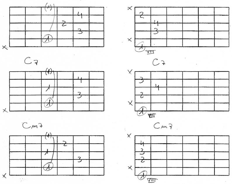 Clases de Guitarra Sextacuerda Web Acordes con séptima Clases de Guitarra Sextacuerda Web Acordes con séptima