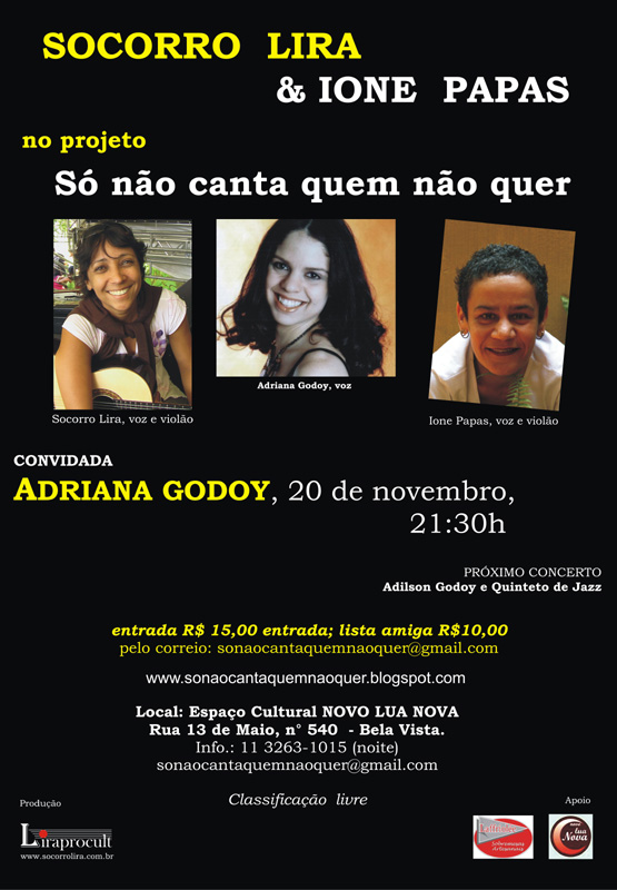 RÁDIO BRASIL MPB Adriana Godoy no Lua Nova