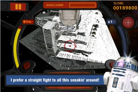 Star Wars Arcade: Falcon Gunner, juego de realidad aumentada