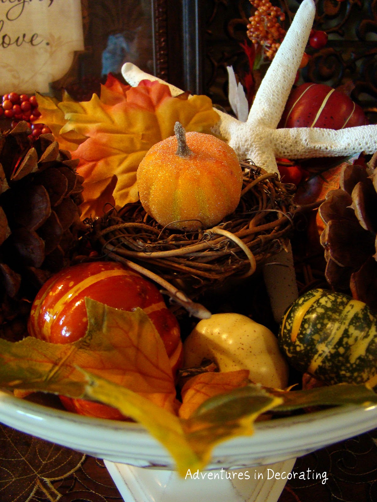 Adventures in Decorating: Fall Buffet