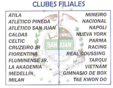 CLUBES FILIALES DE LIGA DEPORTIVA BARRIAL SAN JUAN