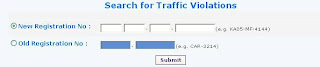Bangalore Online Services: Check your Traffic Violations, Fines onine ...