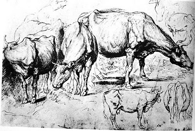 Rubens Drawing of Cows, British Museum