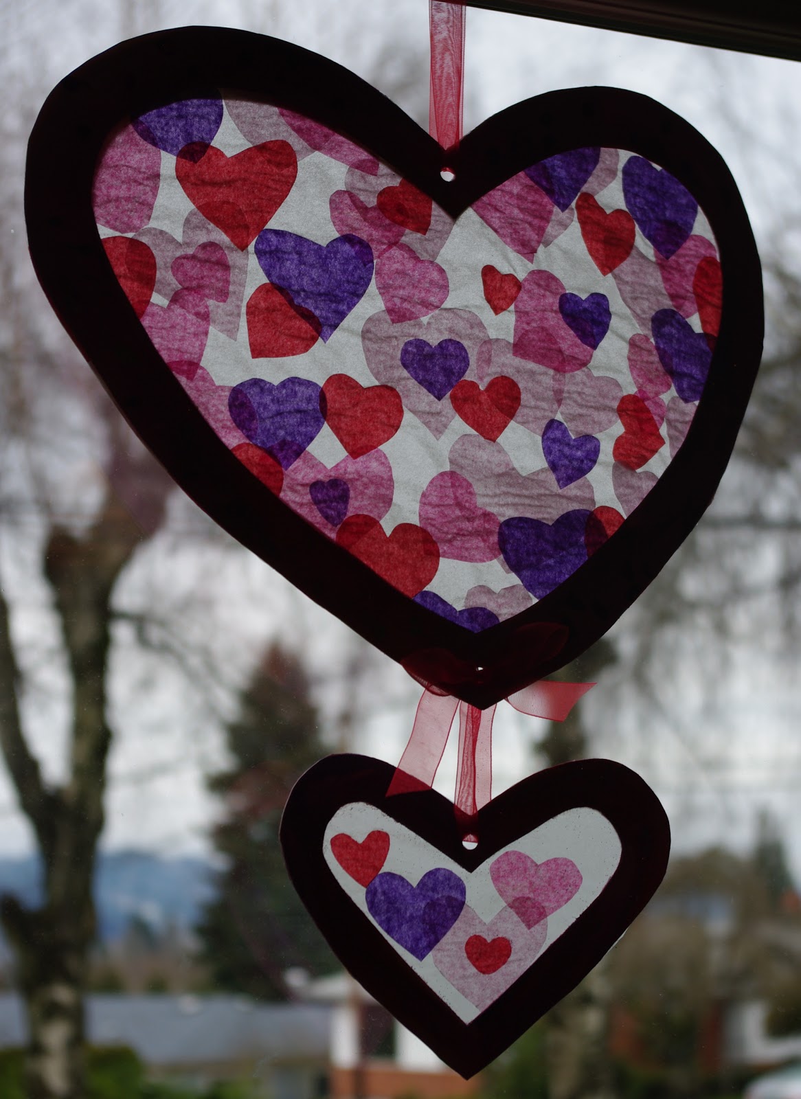 passengers on a little spaceship: stained glass valentine