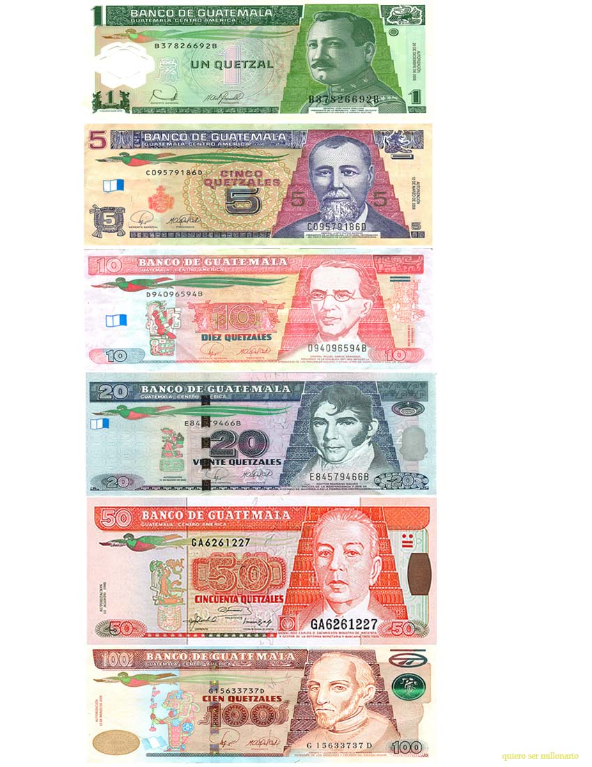 Quiero Ser Millonario Billetes De Guatemala