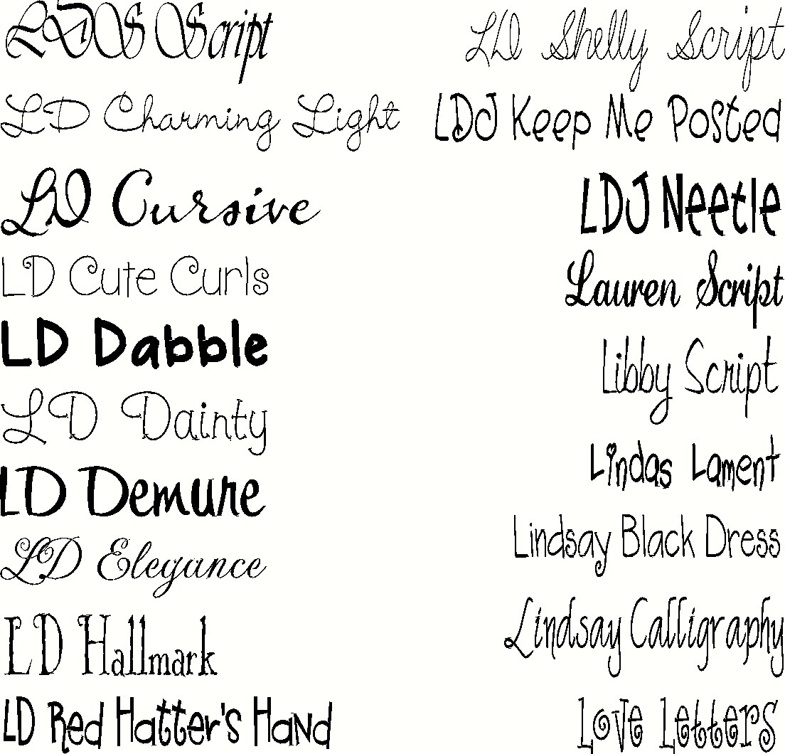 the vinyl voice: fonts a to z!