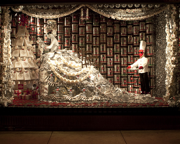 spangled: Christmas window displays
