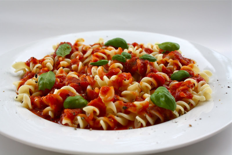 Fusilli With Roma Tomato Sauce