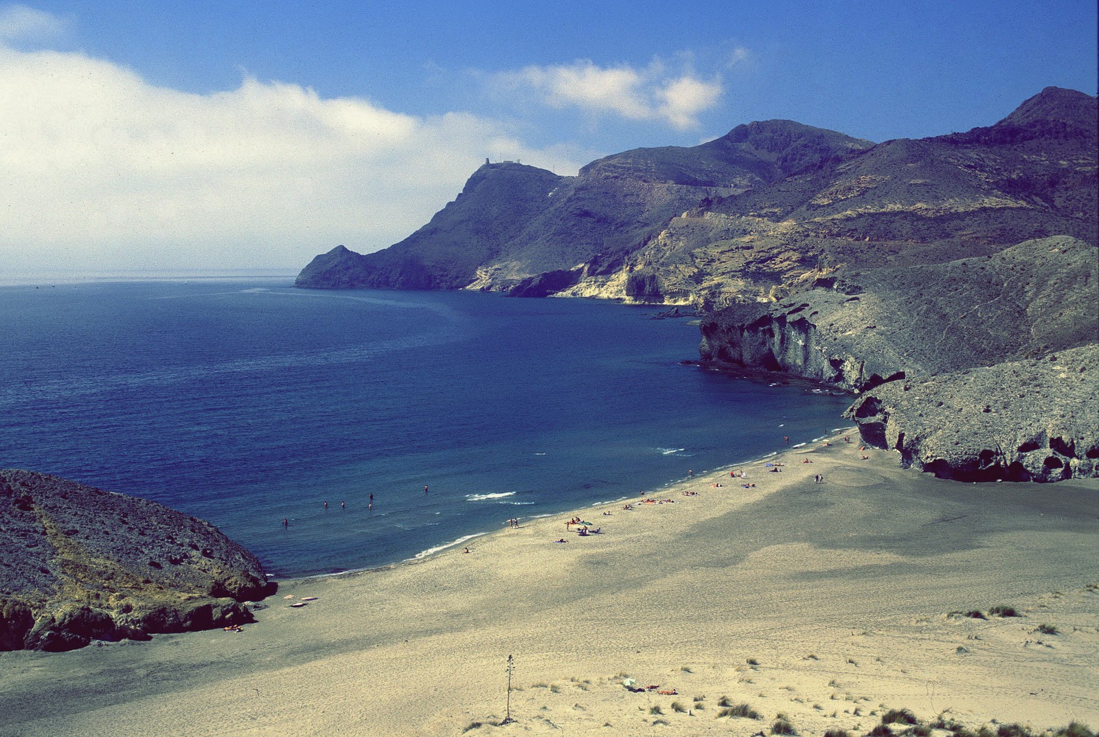Almería beach Playa de Monsul.
