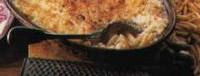 Recette de Gratin de macaroni au thon, Délicieux gratin de macaroni avec son onctueuse béchamel et ses miettes de thon.