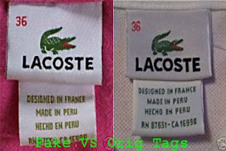 lacoste original vs fake shoes