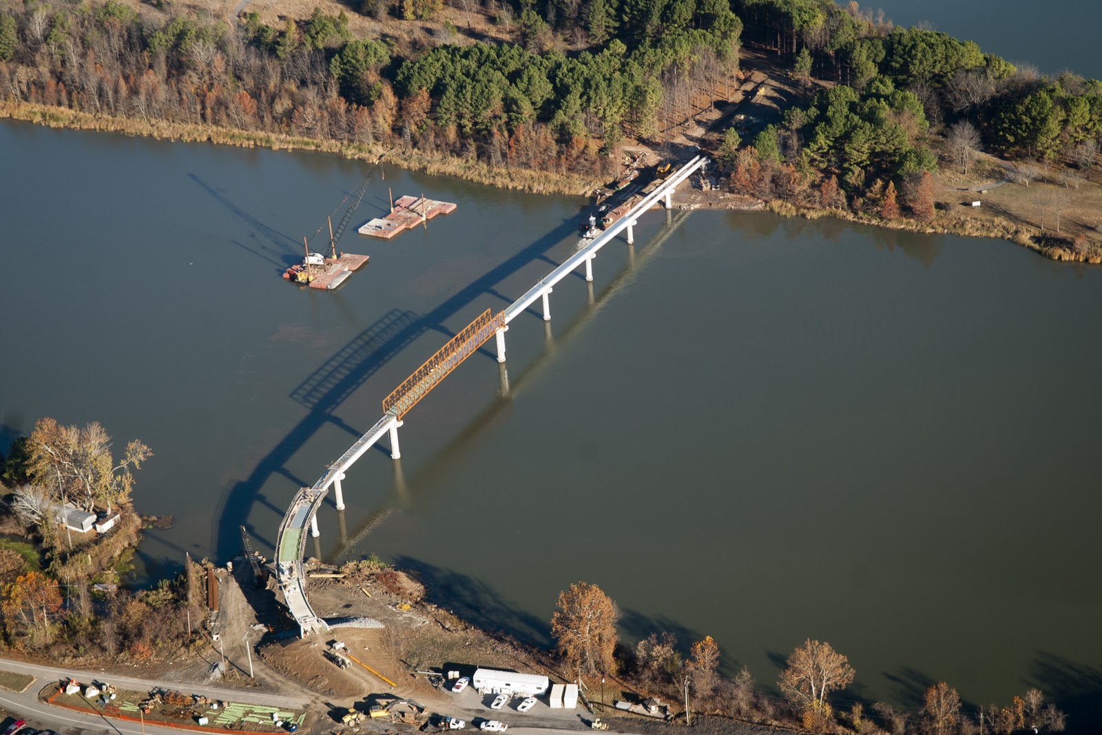 JBar Cycling Two Rivers Bridge The Aerial View
