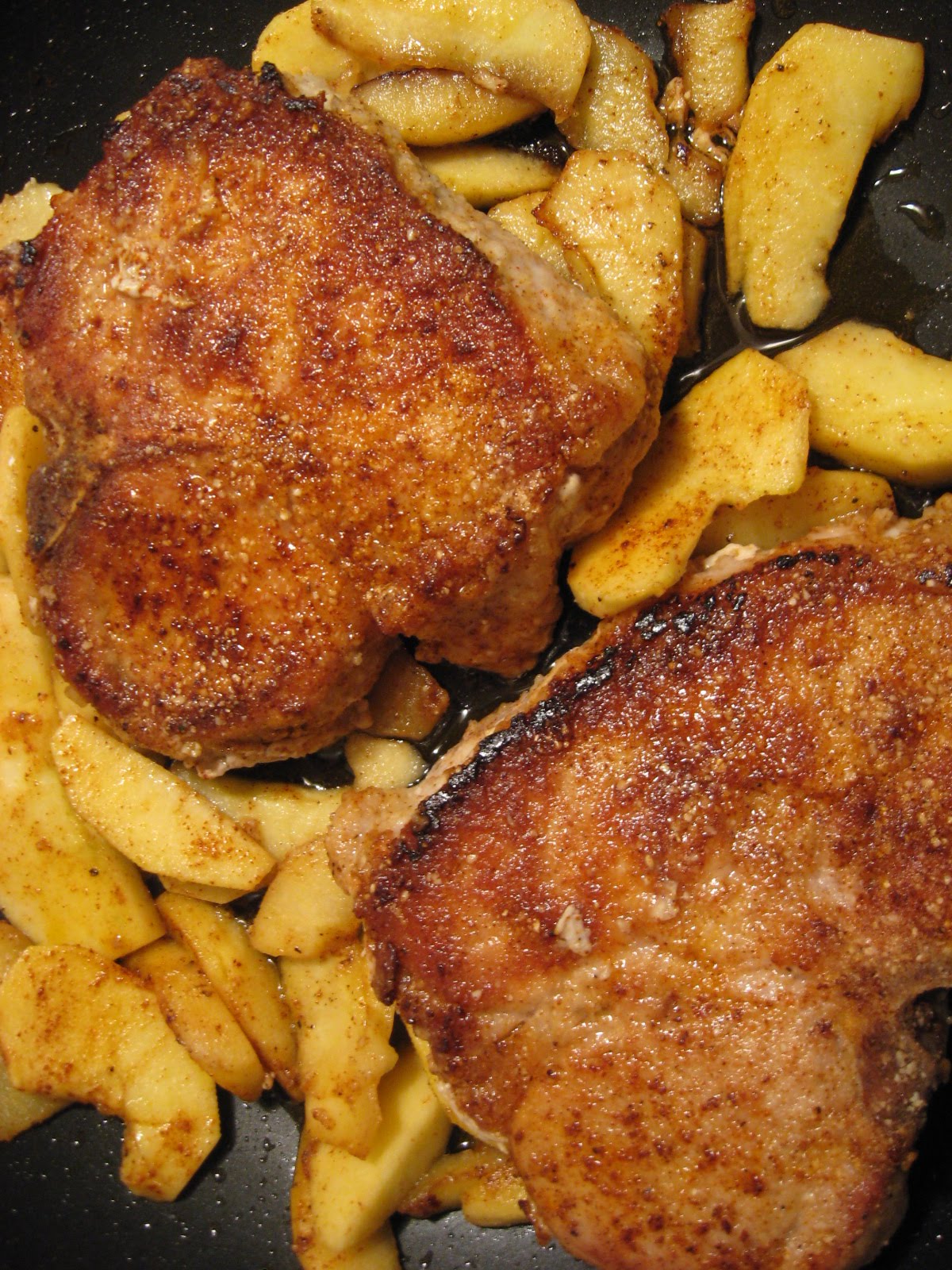 Dr Daddy Cooks and Eats PanRoasted Pork Porterhouse Chops with Fried