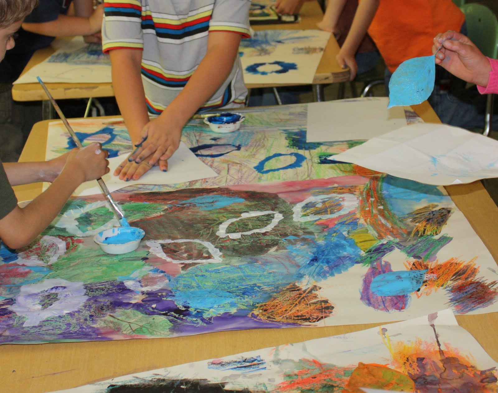 Barbara's Thought of the Day Nature Printing on Day Two Nature