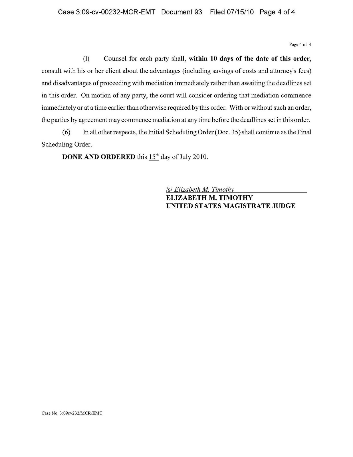 The Forest Moon of Endor Joint Scheduling Report
