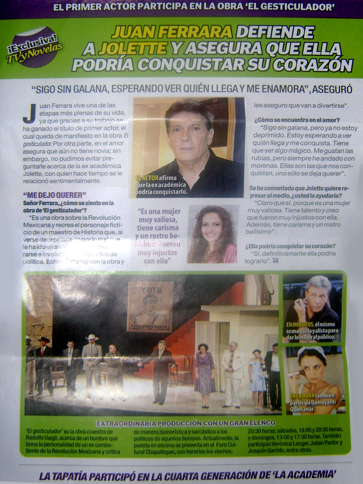 JUAN FERRARA: septiembre 2010