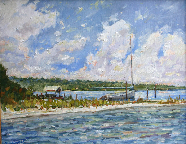 Gulf Breeze Shore on Pensacola Bay