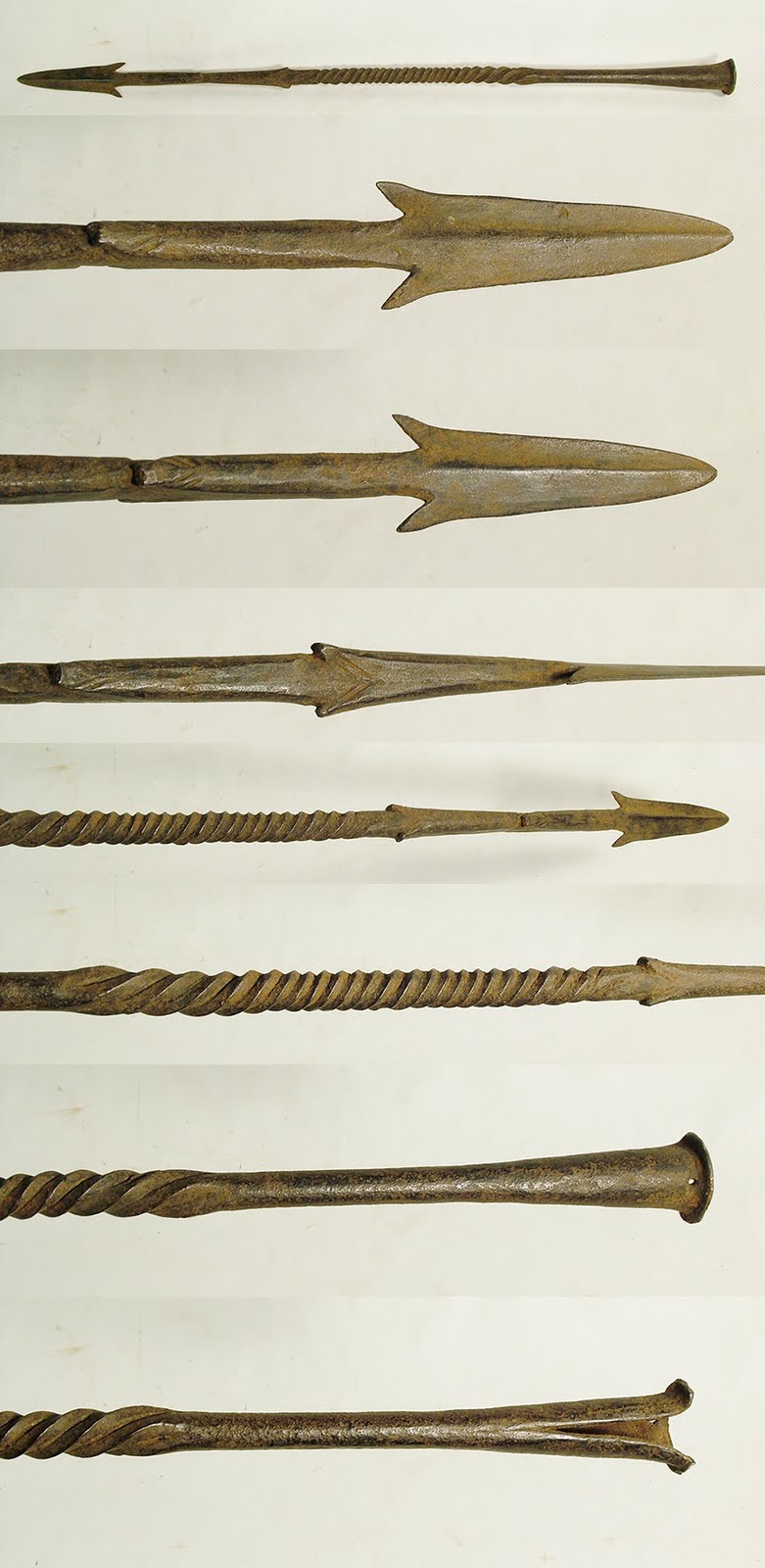 Spear types