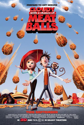 Cloudy with a Chance of Meatballs, animation, movie, poster