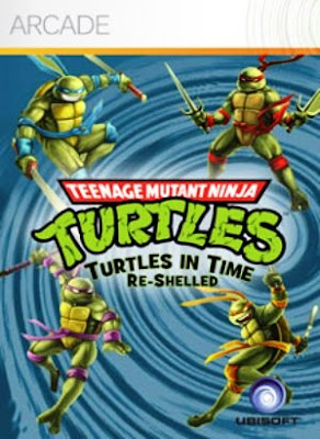 tmnt, turtles in time reshelled, arcade, poster