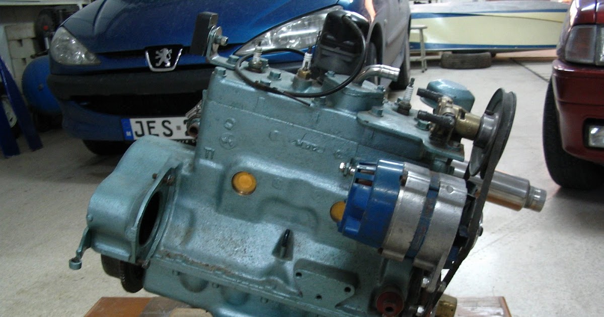 albatross MKIII Sports Runabout restoration: Ford 100E engine