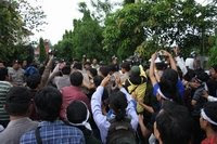 Aksi di Kejati Banten