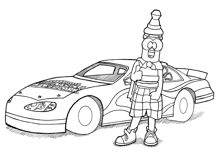 nascar 20 coloring pages - photo #26