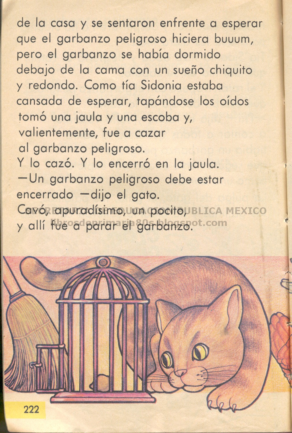 Libros de Primaria de los 80's: El Garbanzo Peligroso 2da