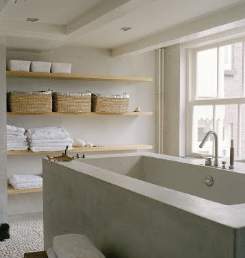 Living in DesignLand: ESTANTES EN EL BAÑO